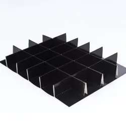 24 Choc Criss Cross Dividers; Black